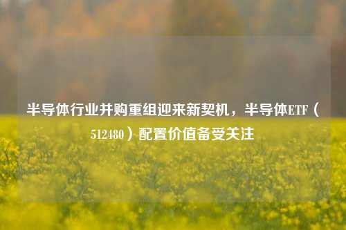 半导体行业并购重组迎来新契机，半导体ETF（512480）配置价值备受关注