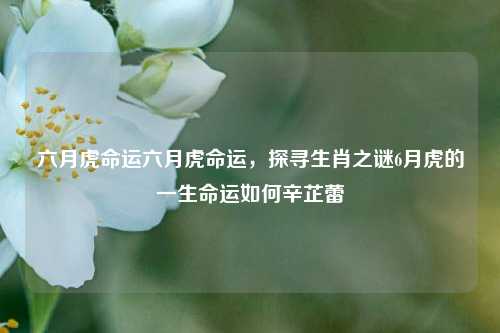 六月虎命运六月虎命运，探寻生肖之谜6月虎的一生命运如何辛芷蕾