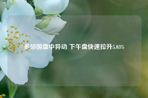 多邻国盘中异动 下午盘快速拉升5.03%