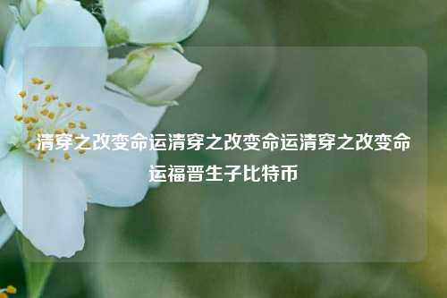 清穿之改变命运清穿之改变命运清穿之改变命运福晋生子比特币