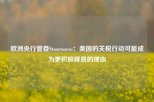 欧洲央行管委Stournaras：美国的关税行动可能成为更积极降息的理由