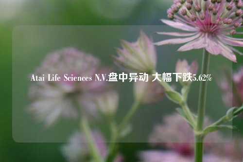 Atai Life Sciences N.V.盘中异动 大幅下跌5.62%